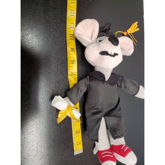 10 Inch Chuckie Cheese Plush - Limited Edition Graduation 2016 - Picture 2 of 9